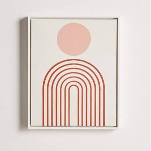Urban Outfitters "Grace Full Moon Rainbow" Art Painting
